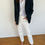 Thumbnail: Criss Cross White Jeans