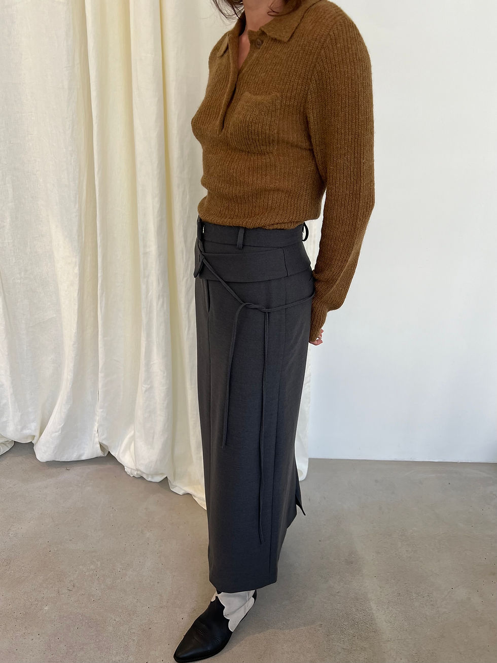 Thumbnail: Maxi Belt Detail Skirt
