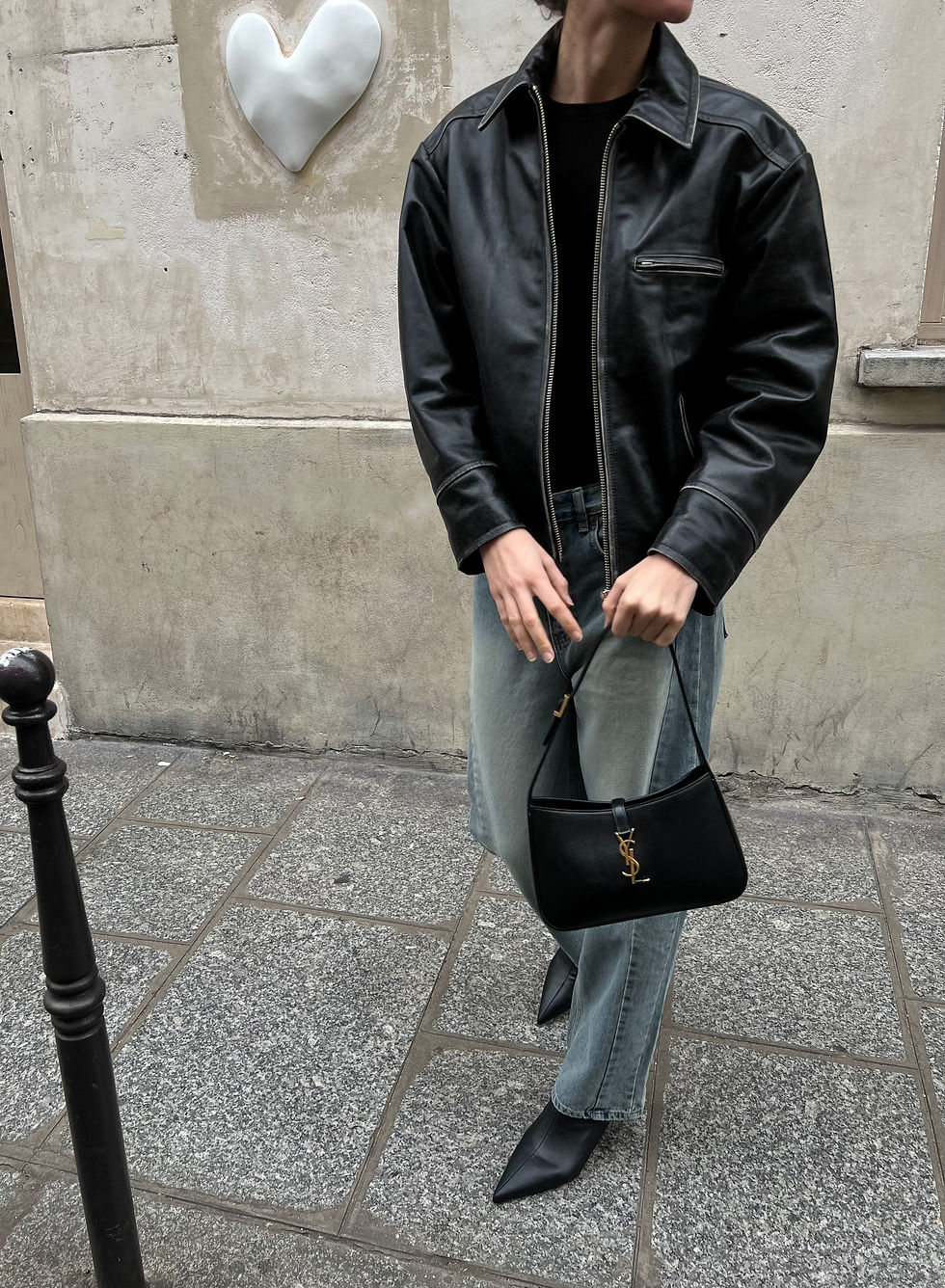 Thumbnail: Faded Leather Jacket