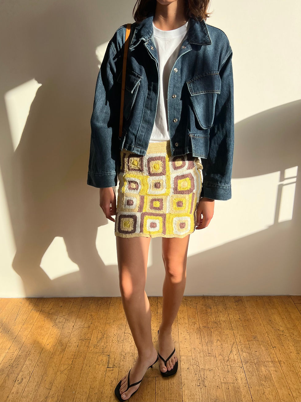 Thumbnail: Cropped Denim Jacket