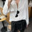 Thumbnail: Striped Linen Blend Shirt