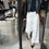 Thumbnail: Cropped Zip Leather Jacket