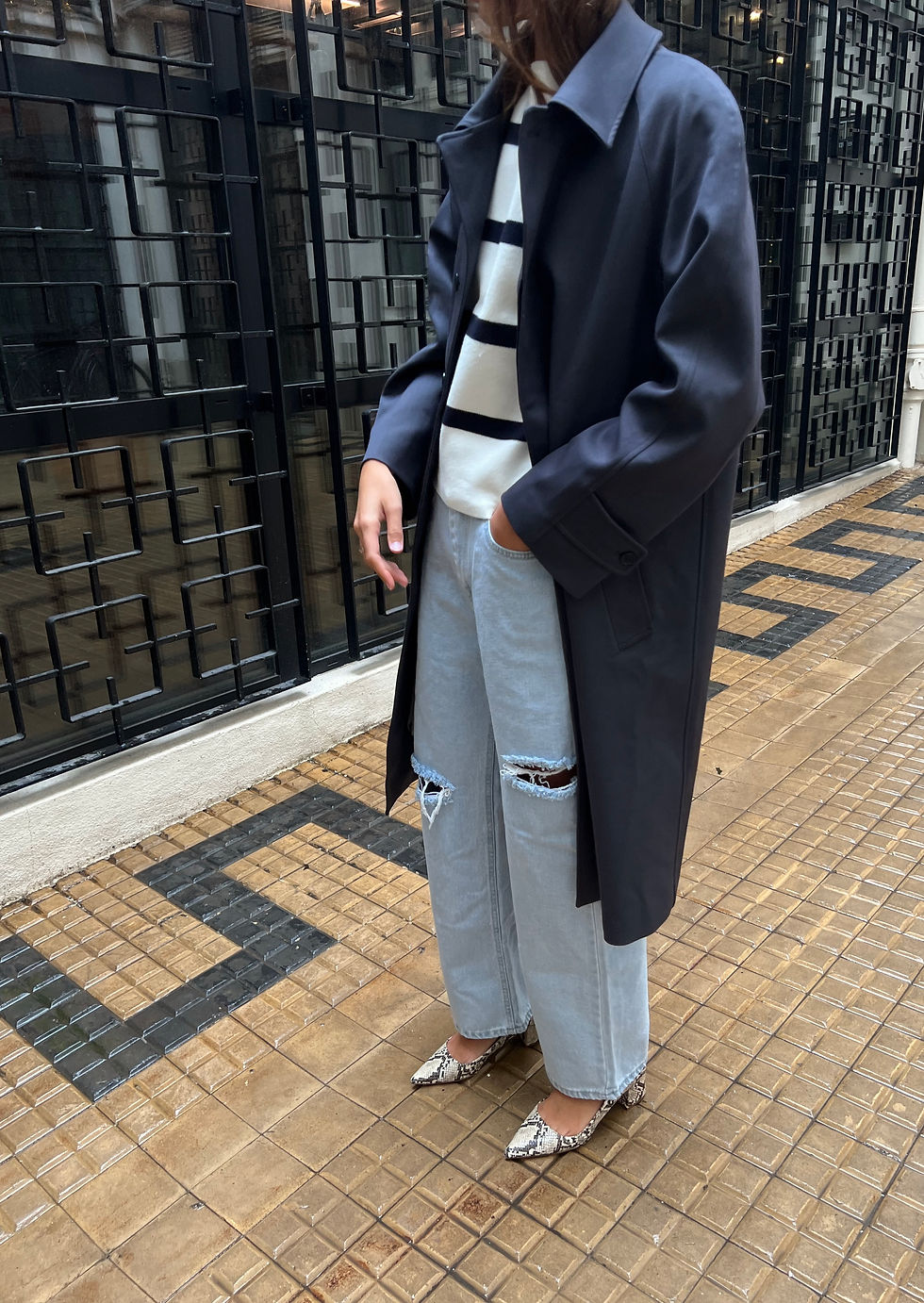 Thumbnail: Dark Navy Trench Coat