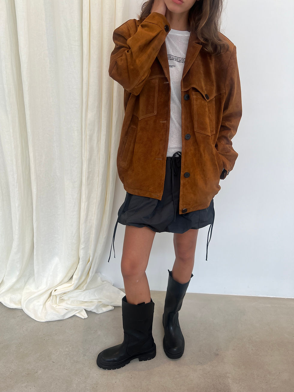 Thumbnail: Puffball Cargo Mini Skirt
