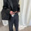 Thumbnail: Stripe Belted Trousers