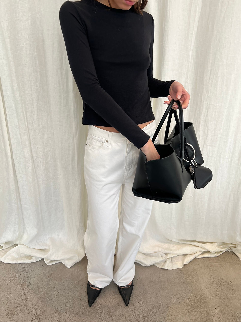 Thumbnail: Stretch Slim Fit Top (3colors)