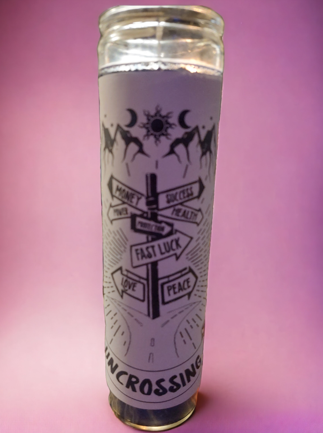 Uncrossing candle by Candle Craft Magic to clear jinxes, bad luck and crossed conditions