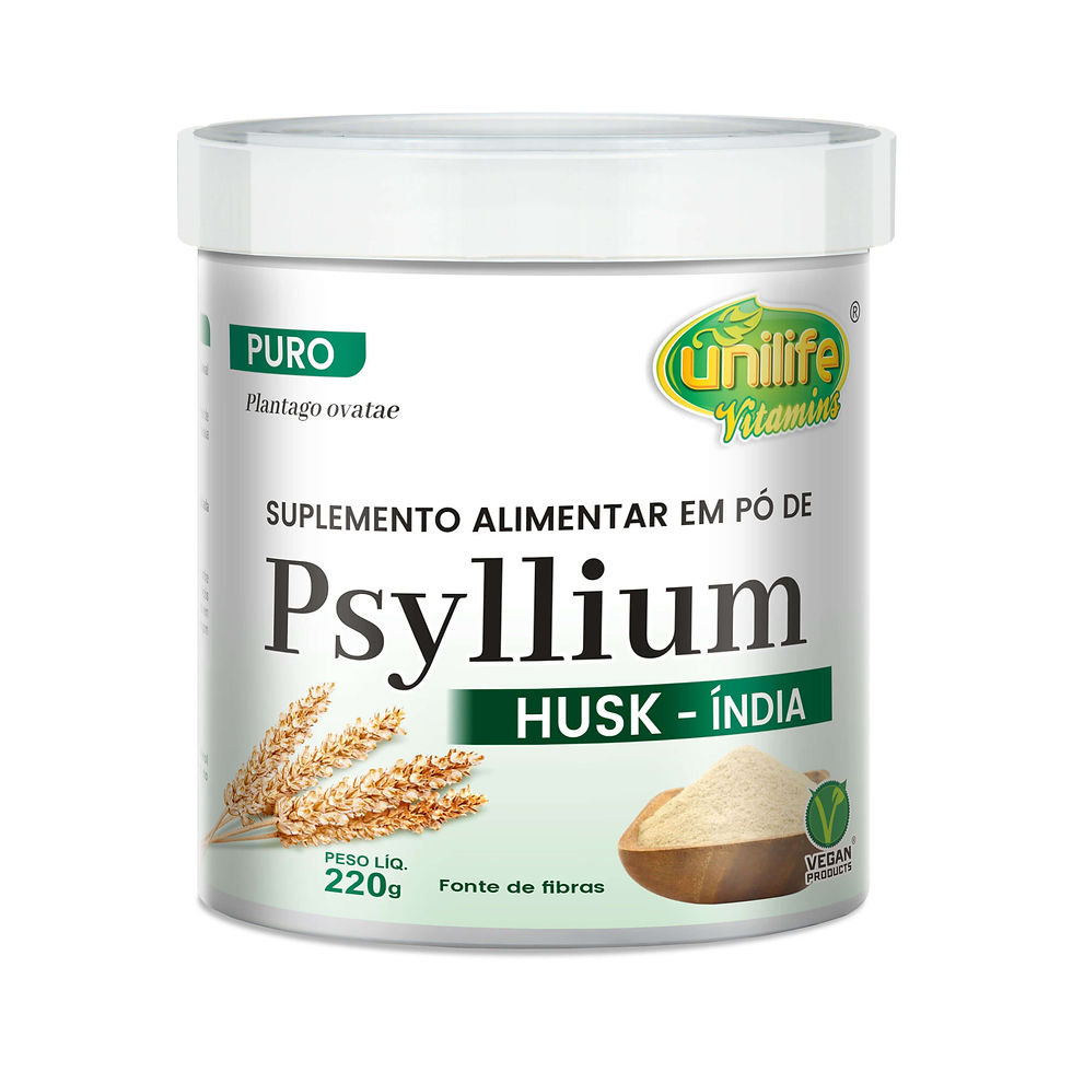 Psyllium Husk em pó Unilife Unilife Vitamins