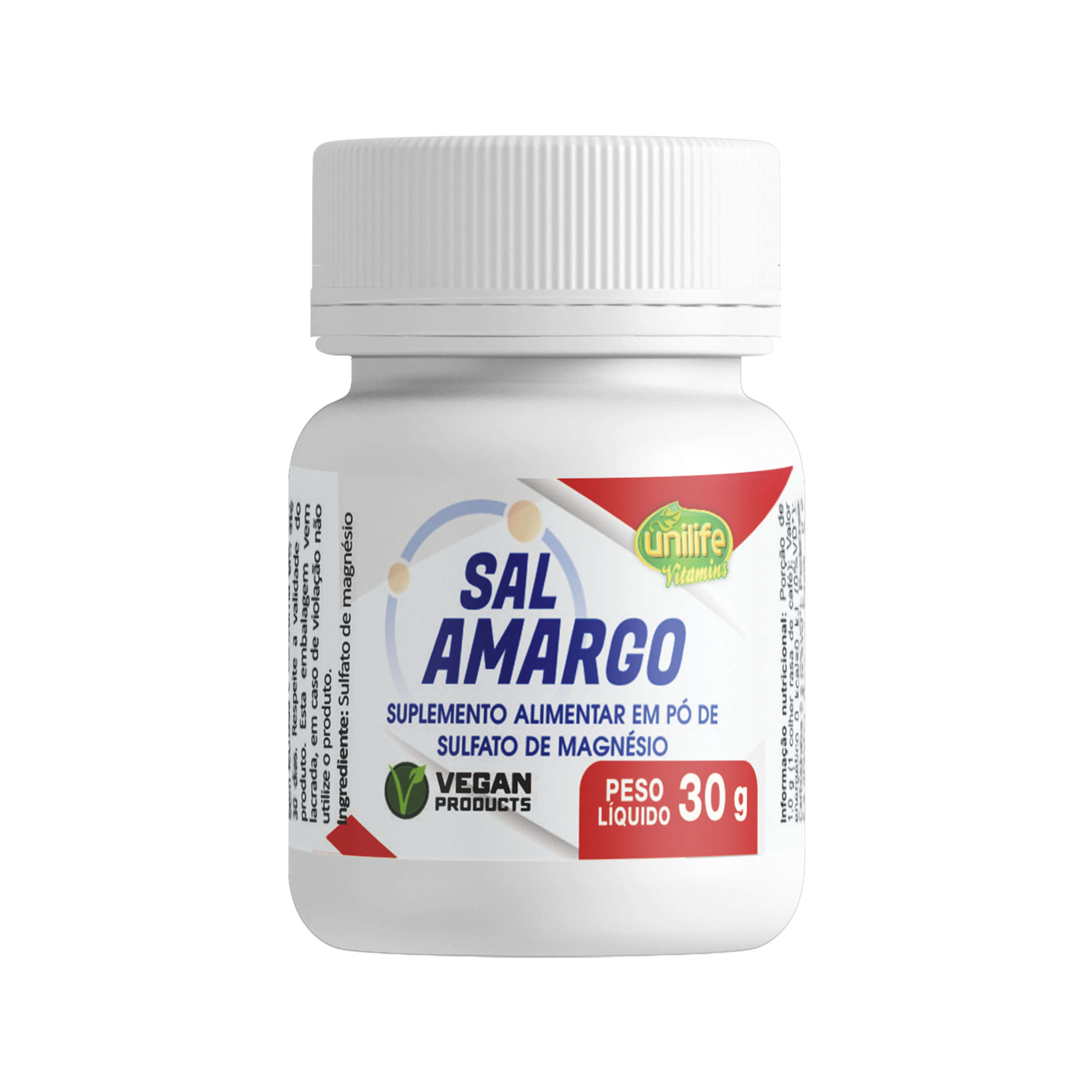 Sal Amargo em pó 30 g | Unilife