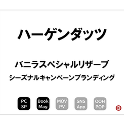 ハーゲンダッツ
「バニラスペシャルリザーブ」
×シーズナルキャンペーンブランディング
｜©︎コピーライター 中村 和夫