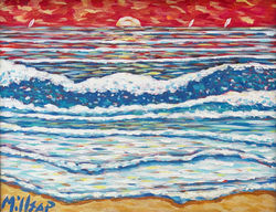 030026 Sunset with Waves