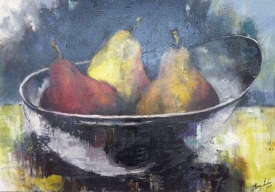 Pears 48X36 Oil on Canvas copy.jpeg