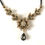 Thumbnail: Betsey Johnson Smokey Crystal Necklace