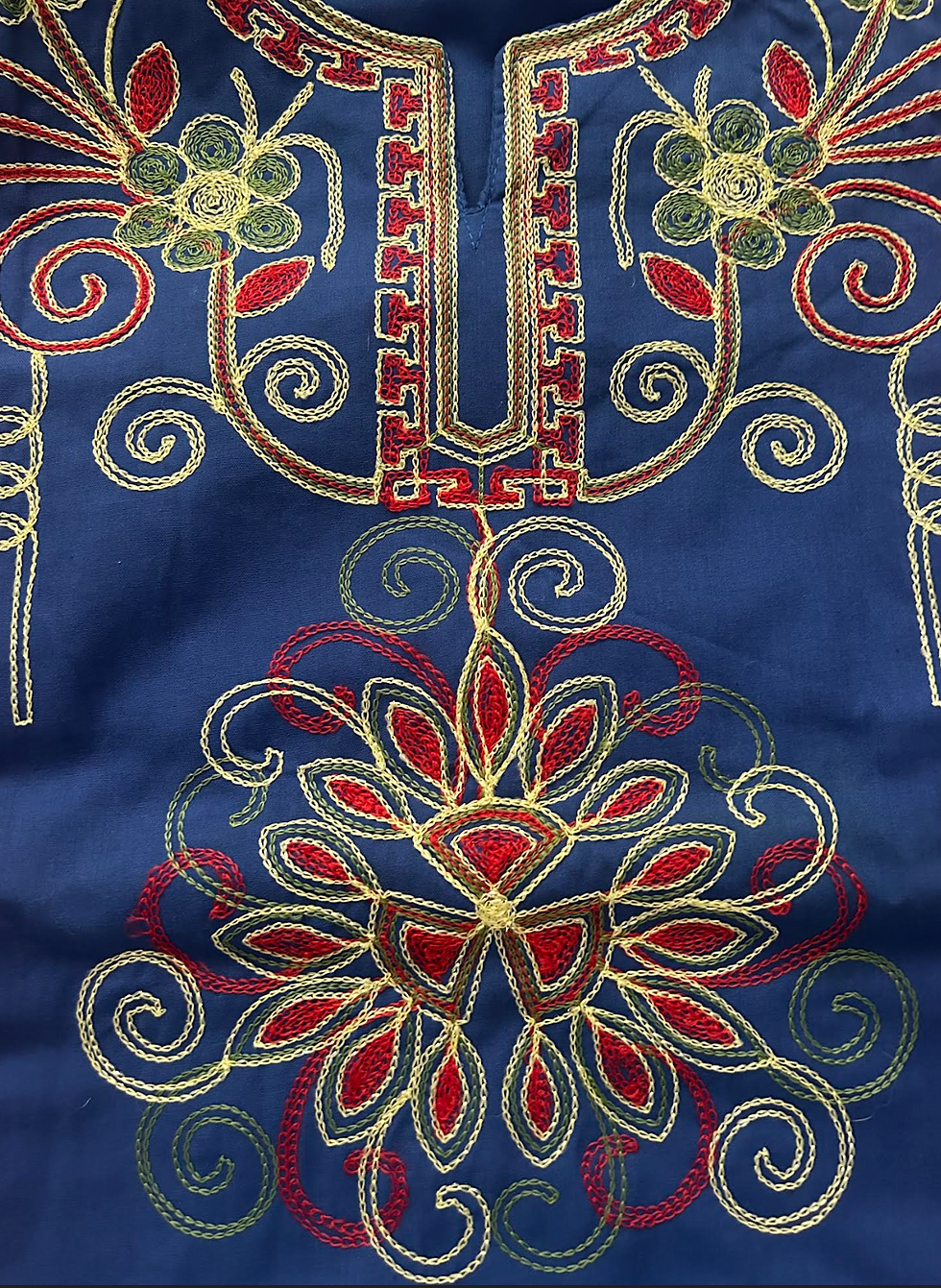 Thumbnail: Short Sleeve Galabeya Petrol Blue 40" & Royal Blue 50"