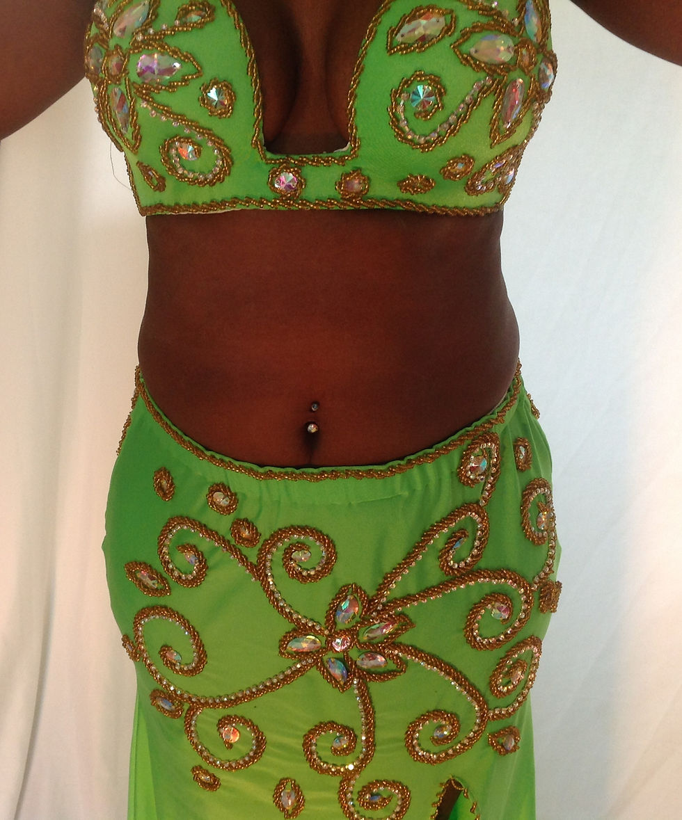 Thumbnail: COSTUME ENTICING IN GREEN UK SIZE 10/12

