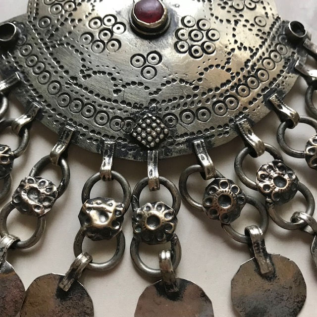 Thumbnail: Large Vintage Afghan Pendant