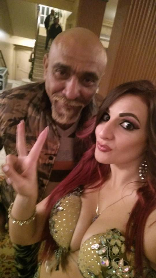 With famous director