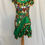 Thumbnail: Green Embellished Alexandrian Dress S/M