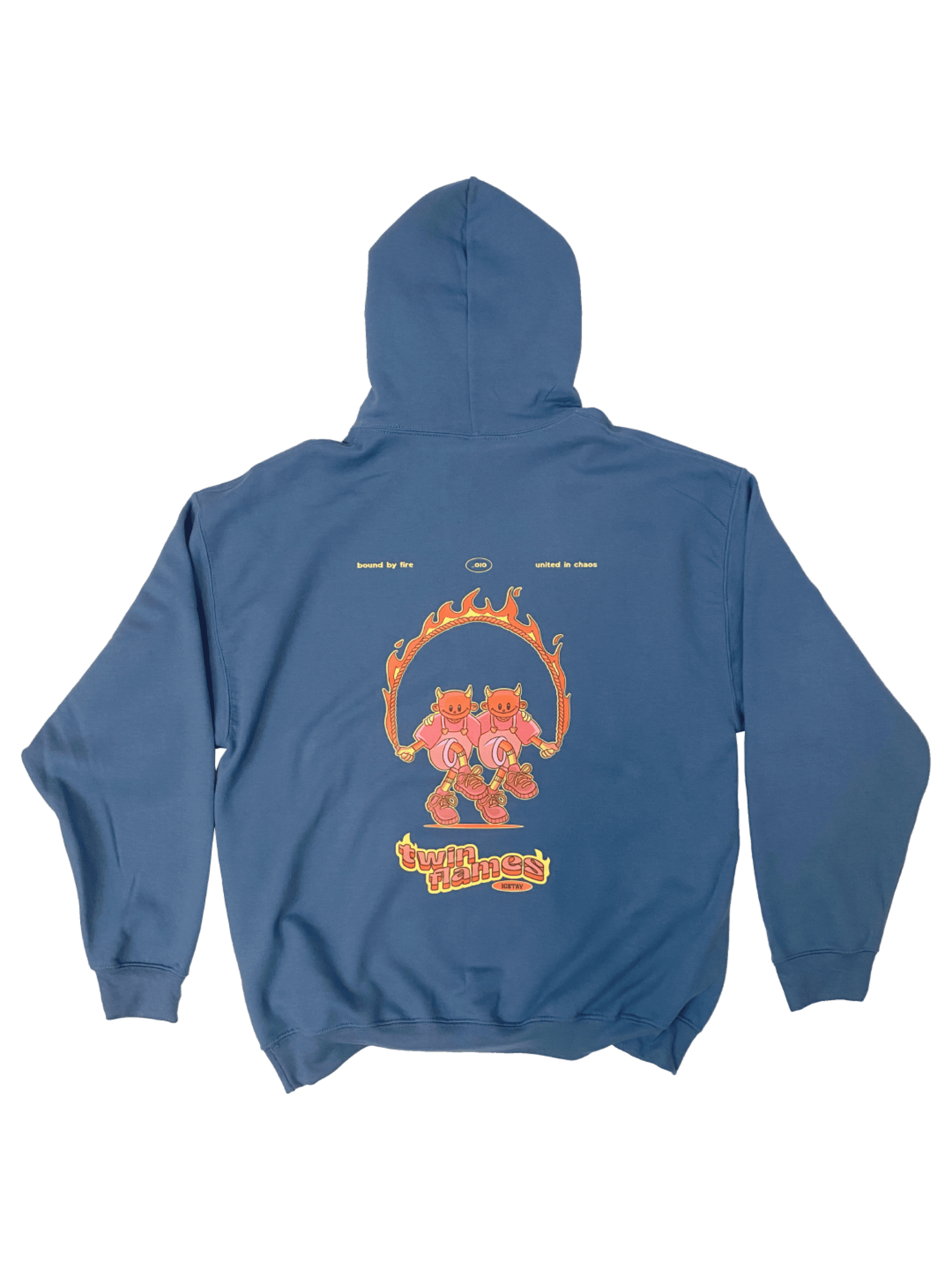 Sweat à capuche Twin Flames