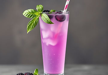 Blackberry Basil Soda