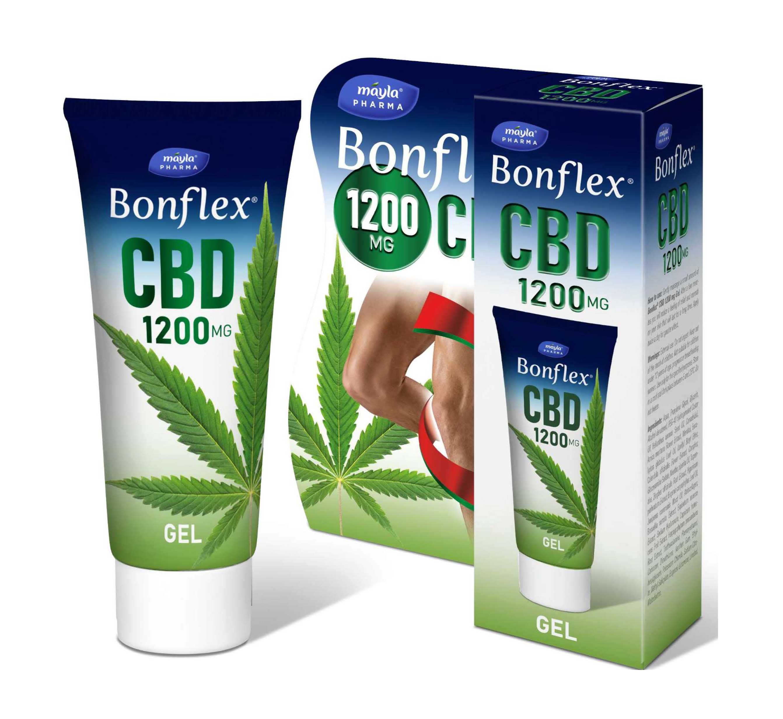 BONFLEX CBD 1200 MG GEL