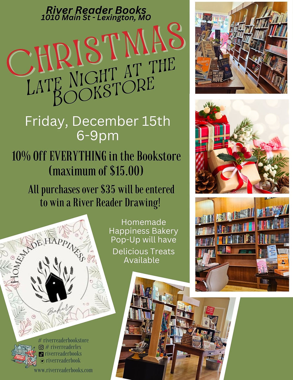 Christmas Late Night at the Bookstore