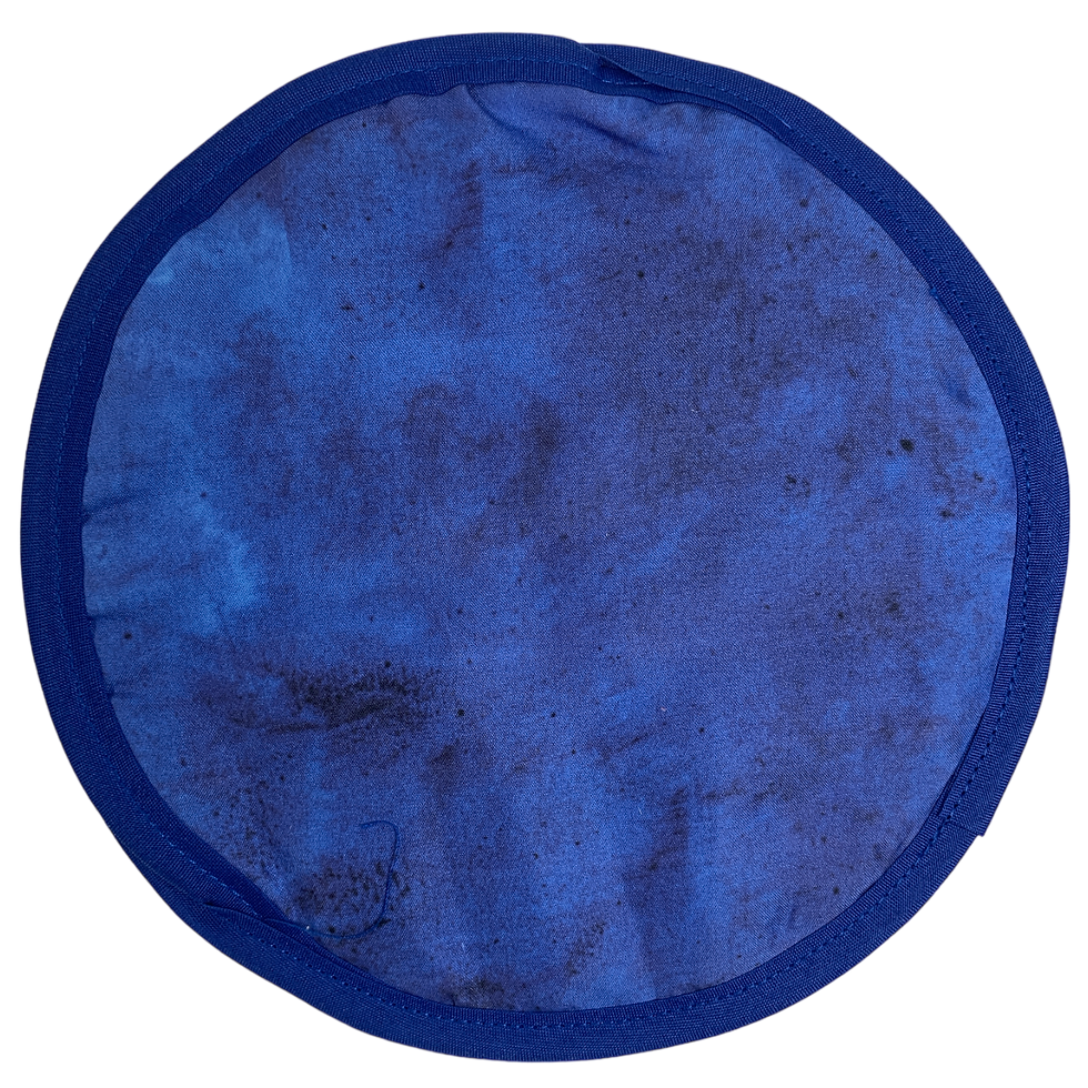 Miniatura: Mandil, Guante y Trapo estampado mosaico tradicional azul kit de 8 piezas