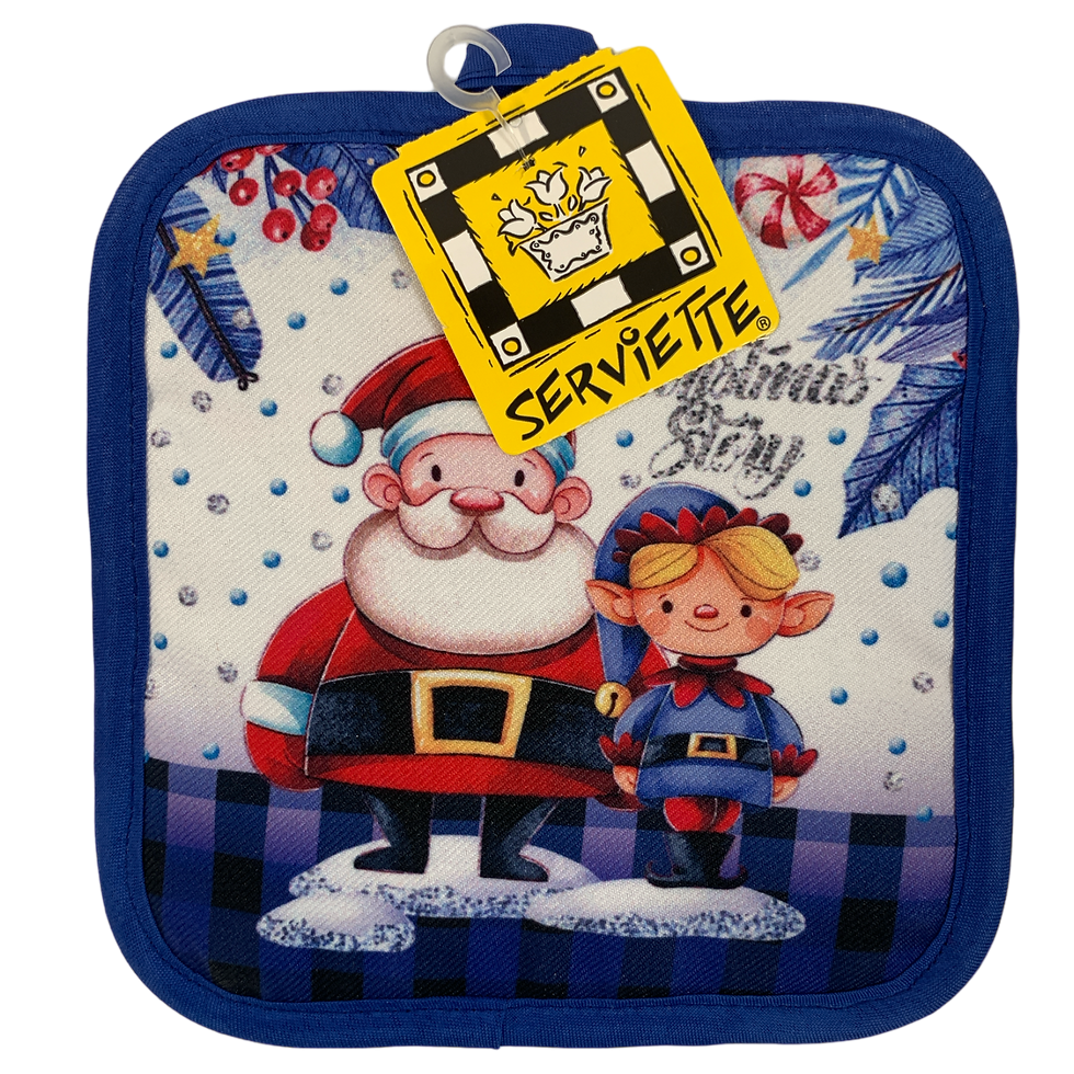 Miniatura: Mandil Para Cocinar Cuento de Navidad, Guante De Cocina Y Toalla kit 5 piezas