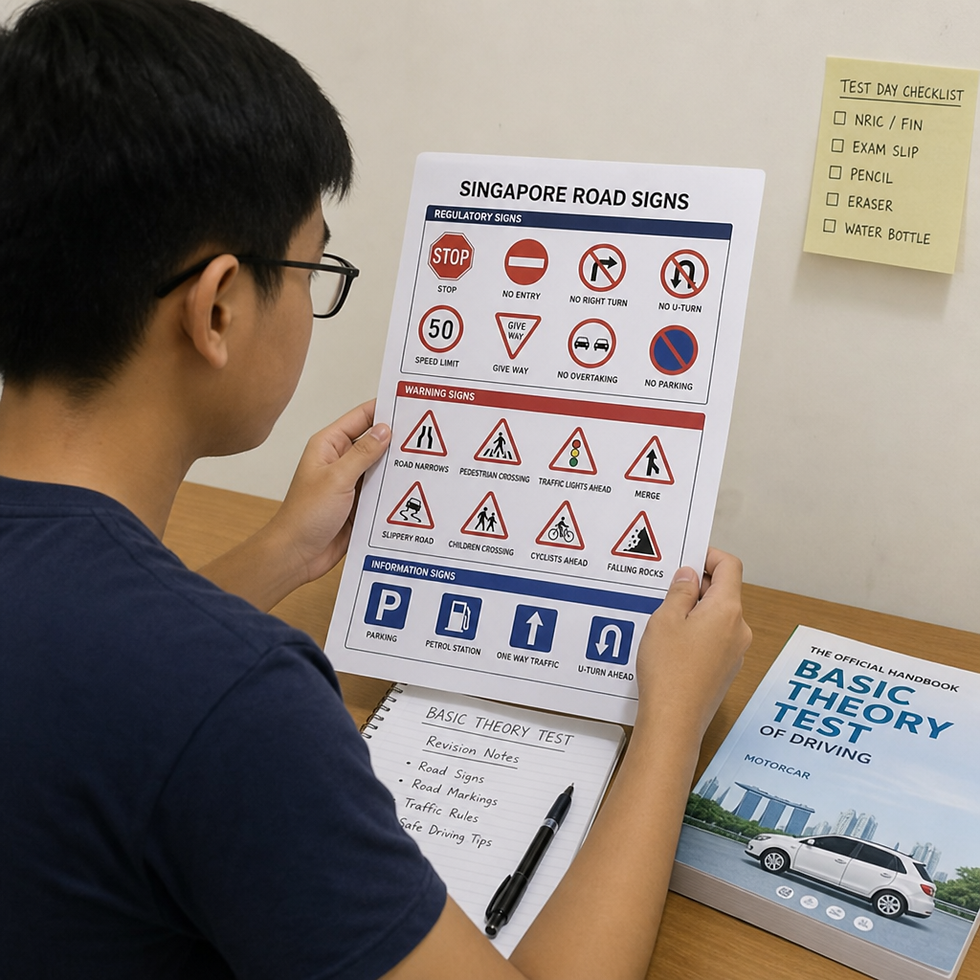 Effortless Basic Theory Test Singapore Registration