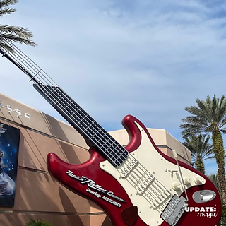 rock 'n' roller coaster guitar disney world hollywood studios