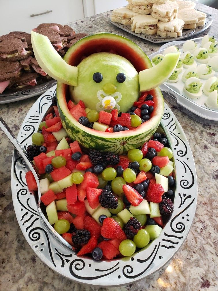Baby Grogu Melon Treat