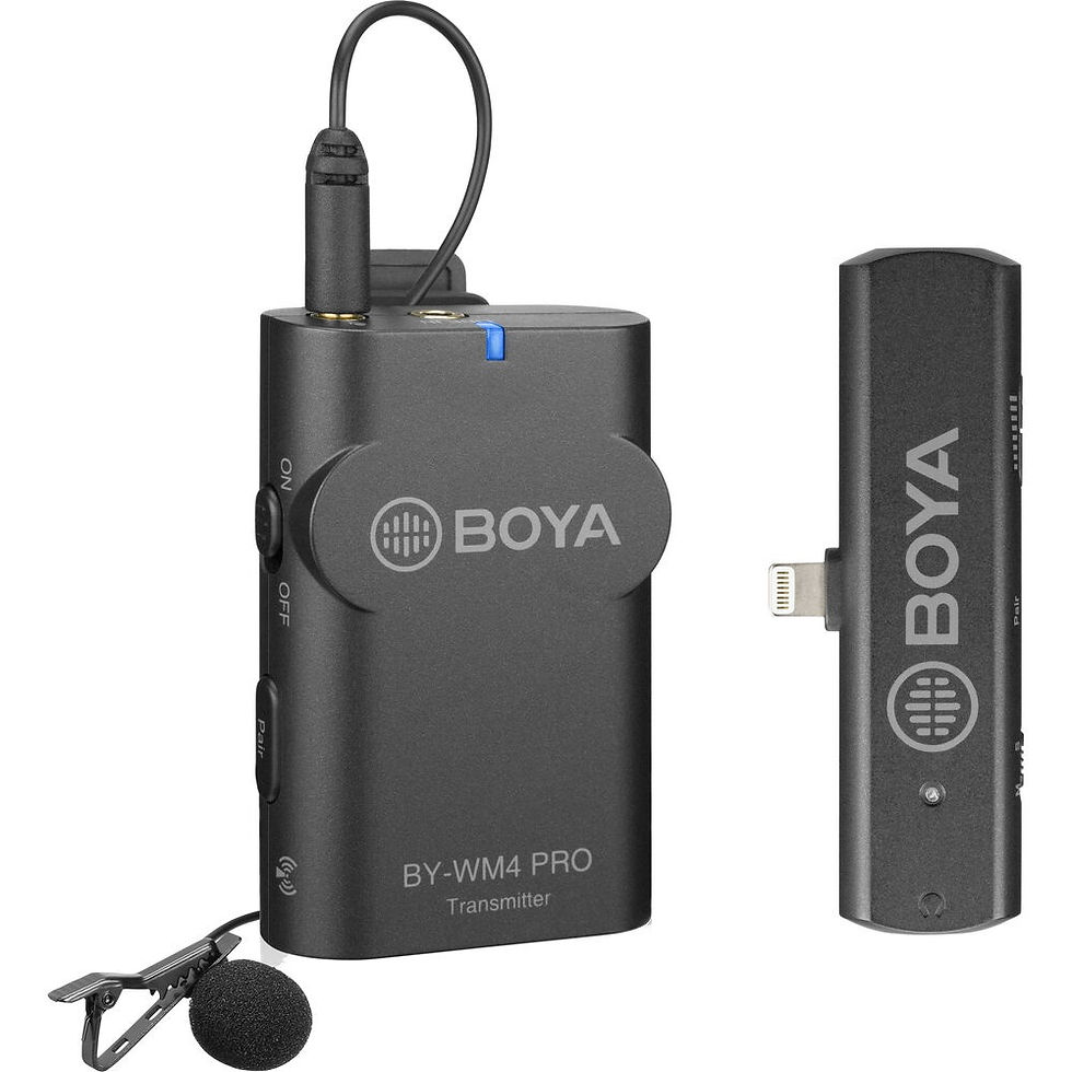 BOYA BY-WM4 PRO-K3 Digital Wireless Omni Lavalier Microphone System for Lightnin