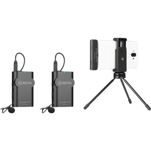 Thumbnail: BOYA BY-WM4 PRO-K6 Two-Person Digital Wireless Omni Lavalier Microphone System f
