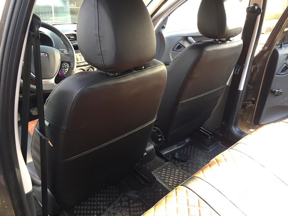 Miniatura: Авточехлы экокожа ромб 