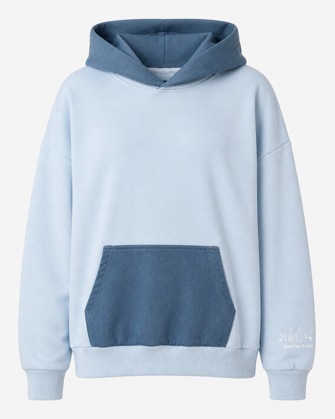 Reviven Azure Breeze Blue Hoodie HOOD-06
