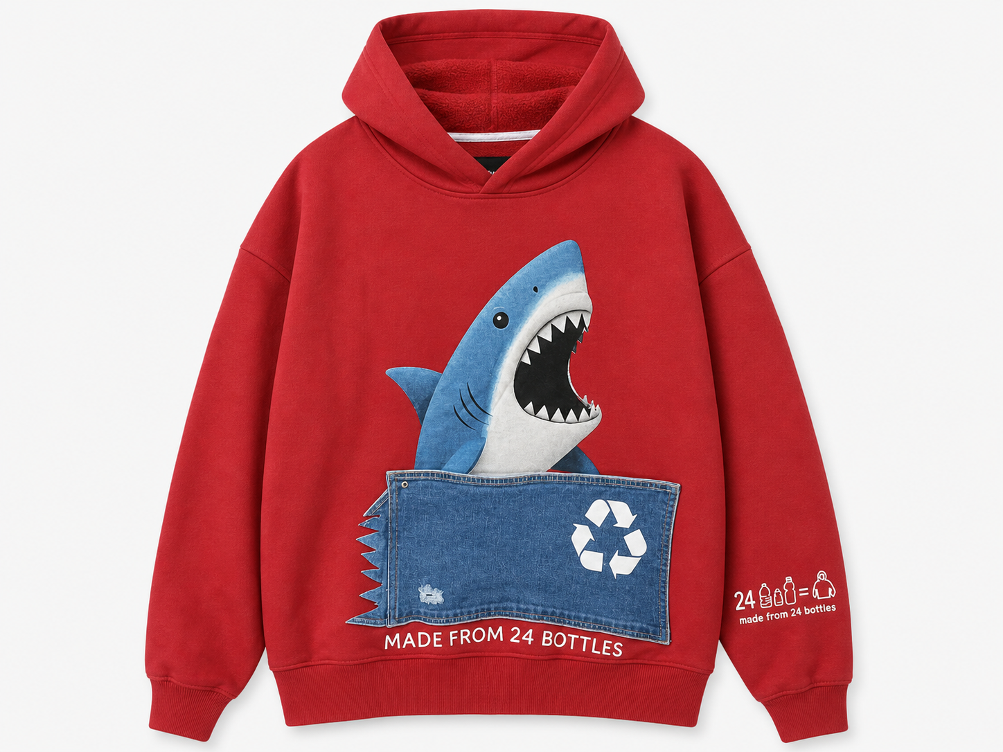 Reviven Classic Street Burgundy Hoodie HOOD-008