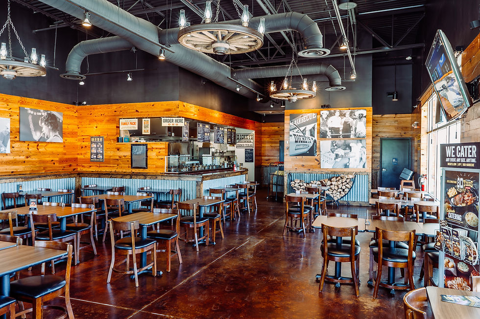 Dickey’s Barbecue Pit Interior Restaurant Photography