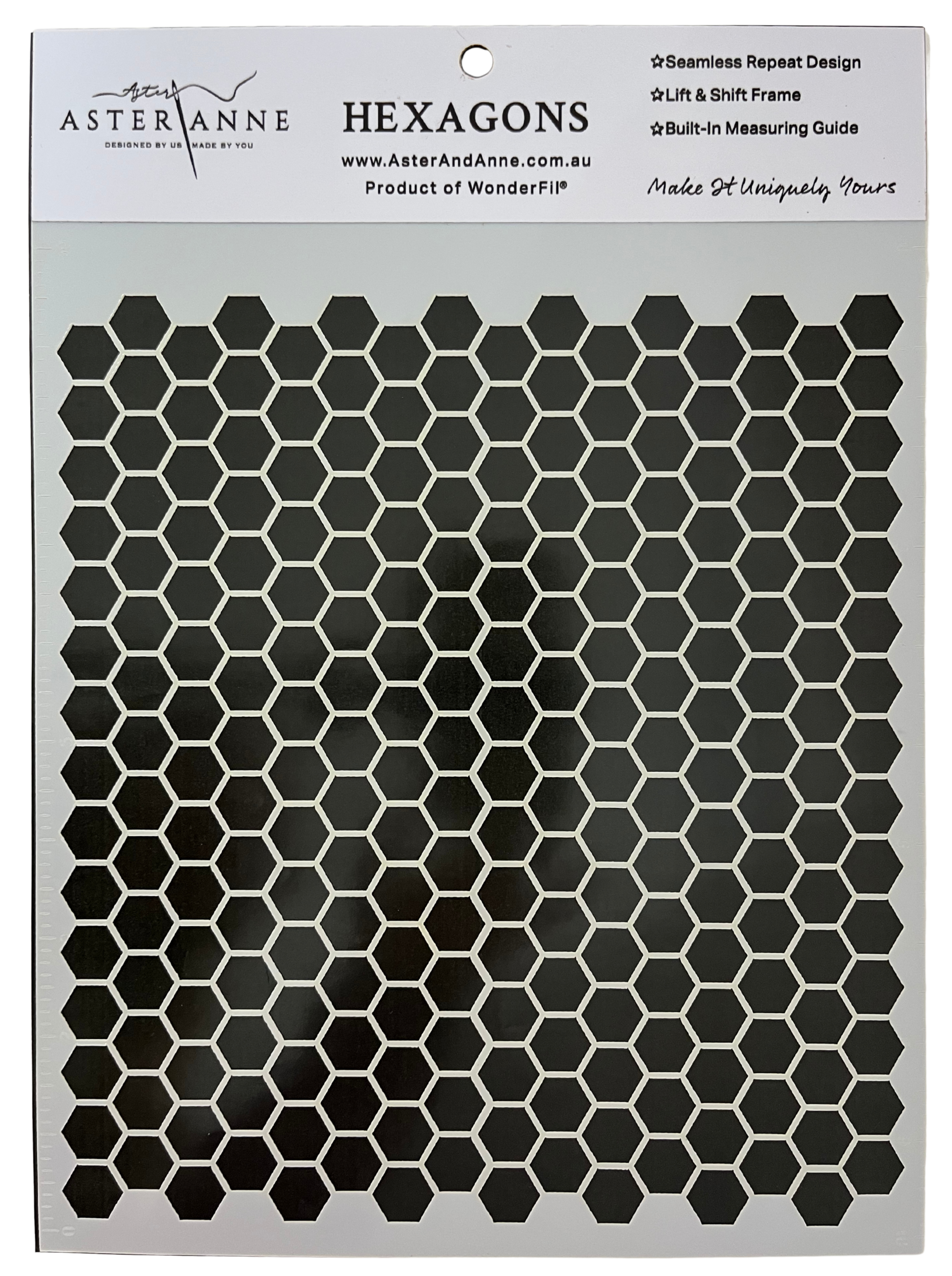 Hexagons - Stencil