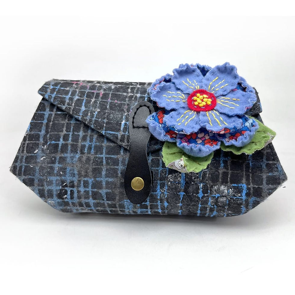Artistic Artifacts Class - Stencilled Blooms Clutch