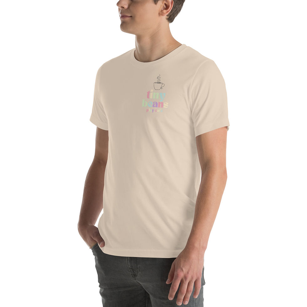 Thumbnail: Tiny Beans Groovy Pastel Logo Tee (Adult)