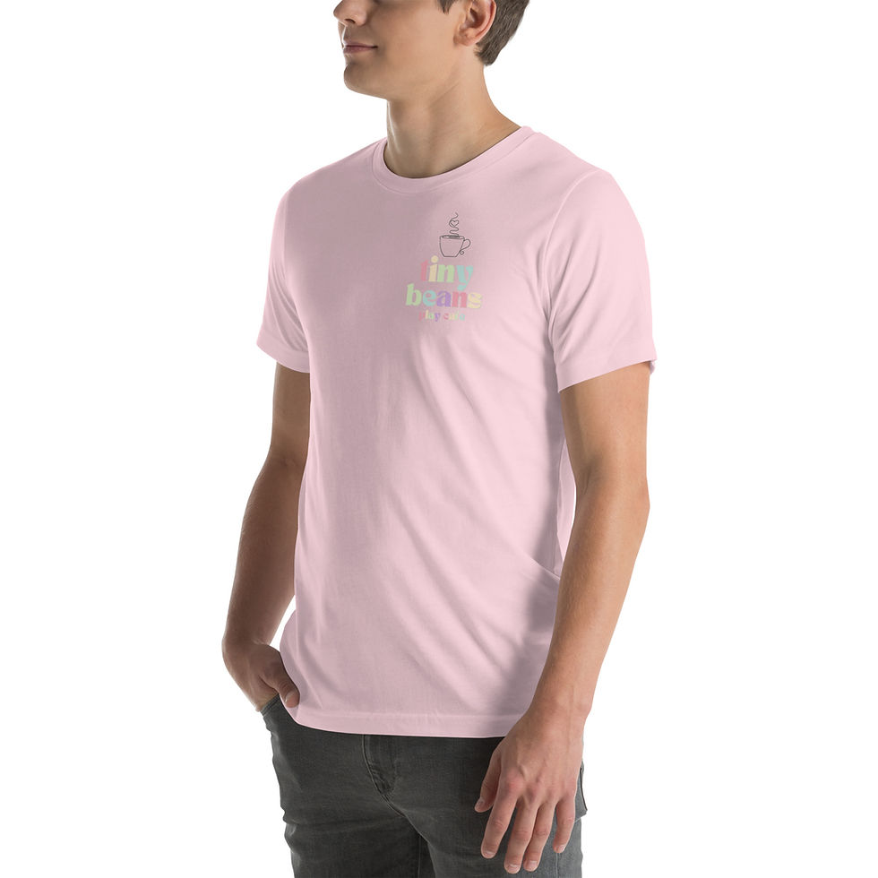 Thumbnail: Tiny Beans Groovy Pastel Logo Tee (Adult)