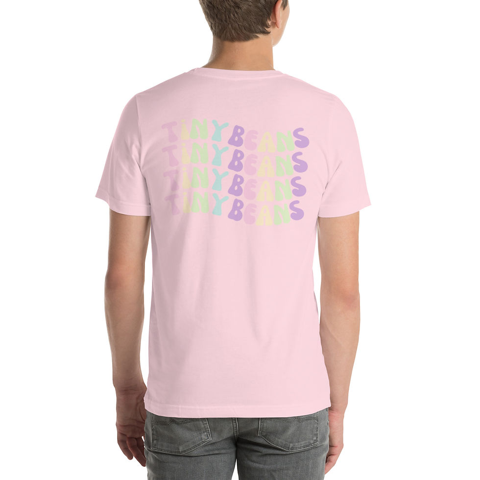 Thumbnail: Tiny Beans Groovy Pastel Logo Tee (Adult)
