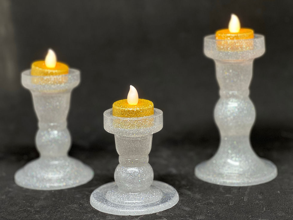 Thumbnail: Tea Light Candle Stick Set