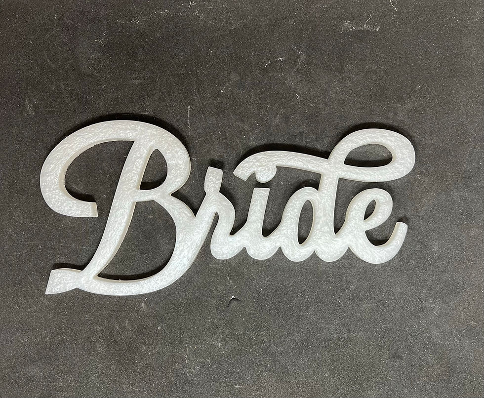 Thumbnail: Bride/Groom Sign Set