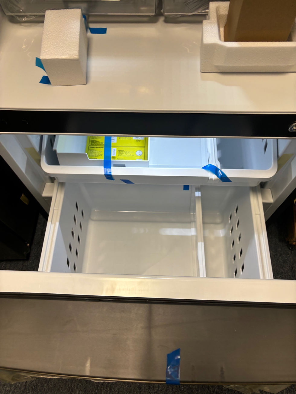 Thumbnail: GE- GDE21EMKES ENERGY STAR® 21.0 Cu. Ft. Bottom-Freezer Refrigerator