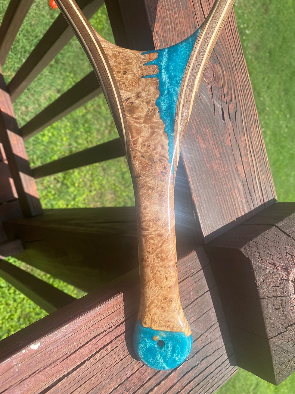 Thumbnail: Maple Burl/ Turquoise 