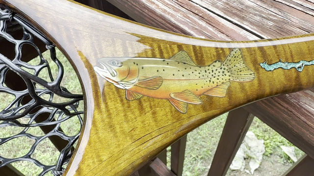 Thumbnail: Hand Colored Greenback Cutthroat Artwork