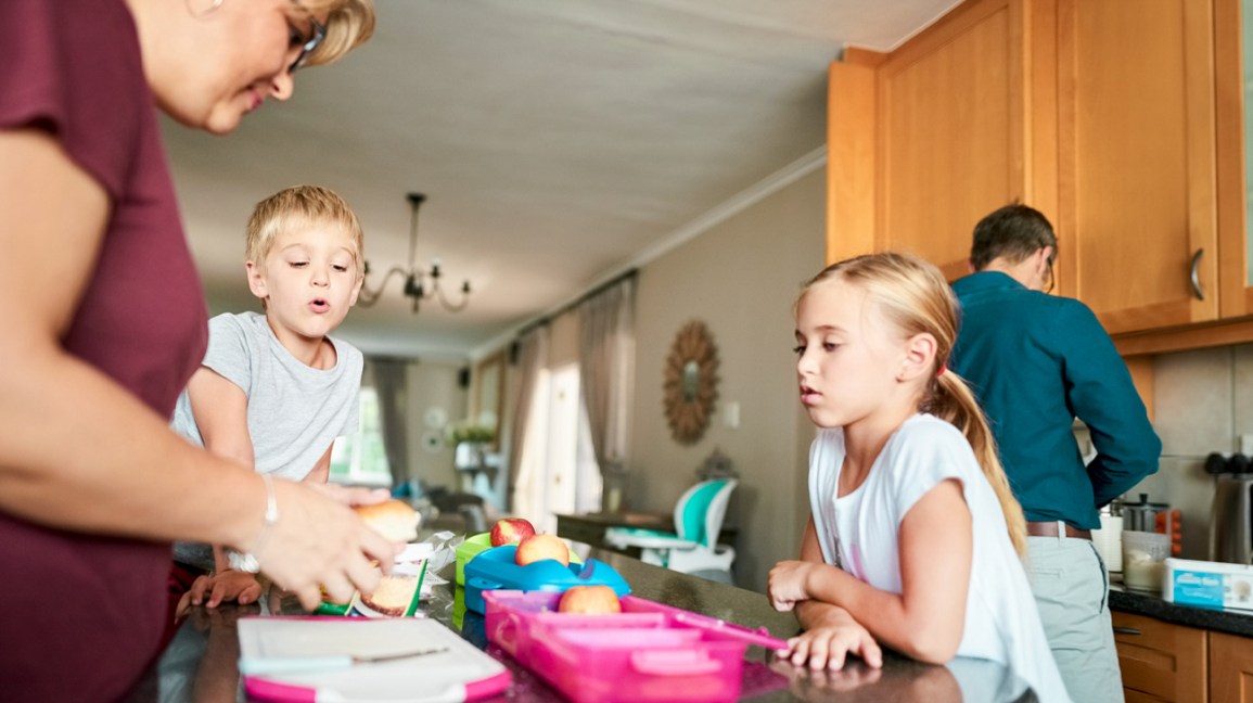 Arranged Food and Objects