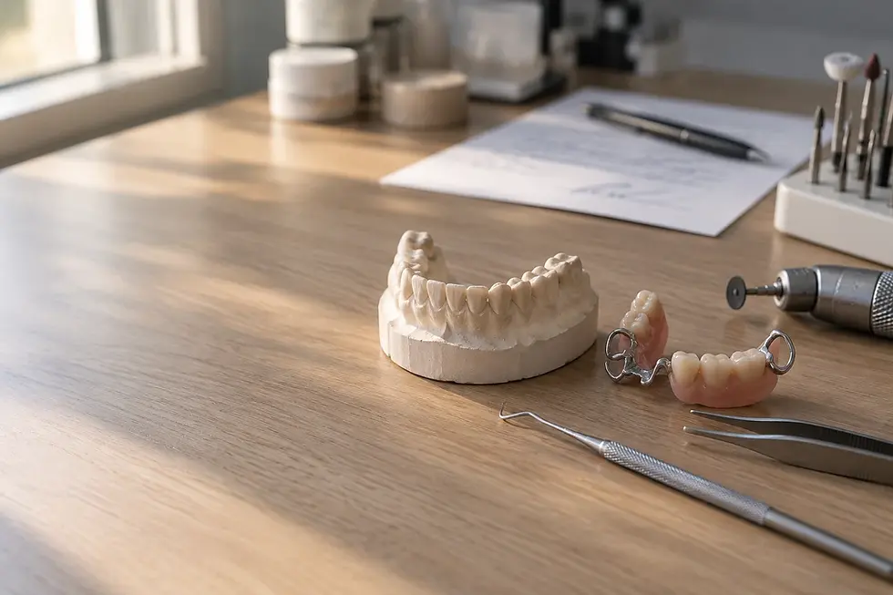 Laboratorio dental: dispositivo bucal sobre medida y prescripción