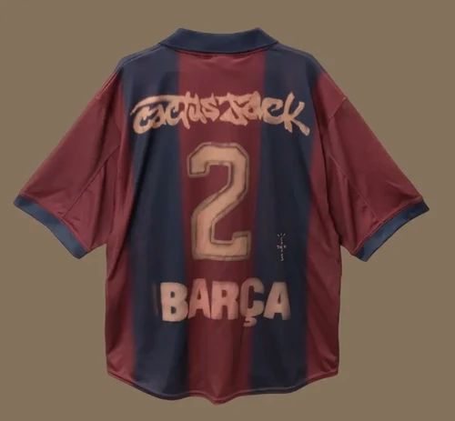 Fc Barcelona x CactusJack Retro 2001-2 Jersey | Os Jersey's Store